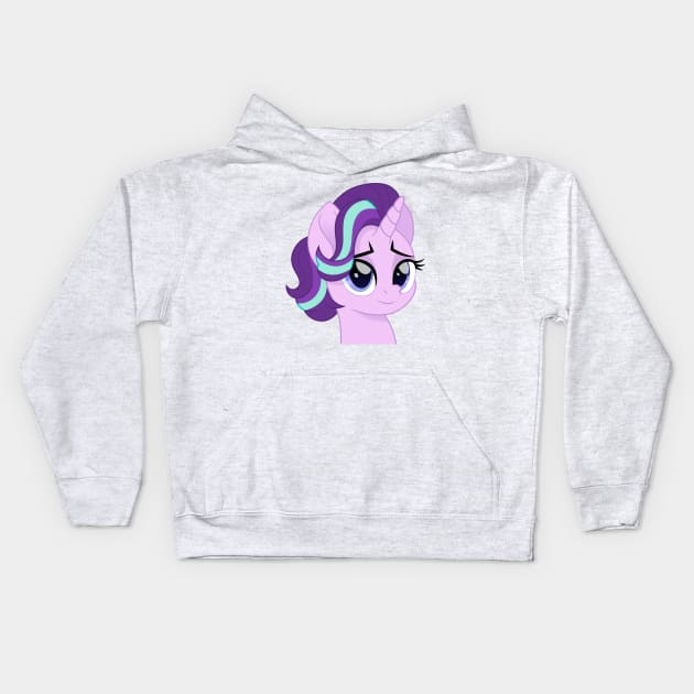 Starlight Glimmer portrait short mane Kids Hoodie by CloudyGlow